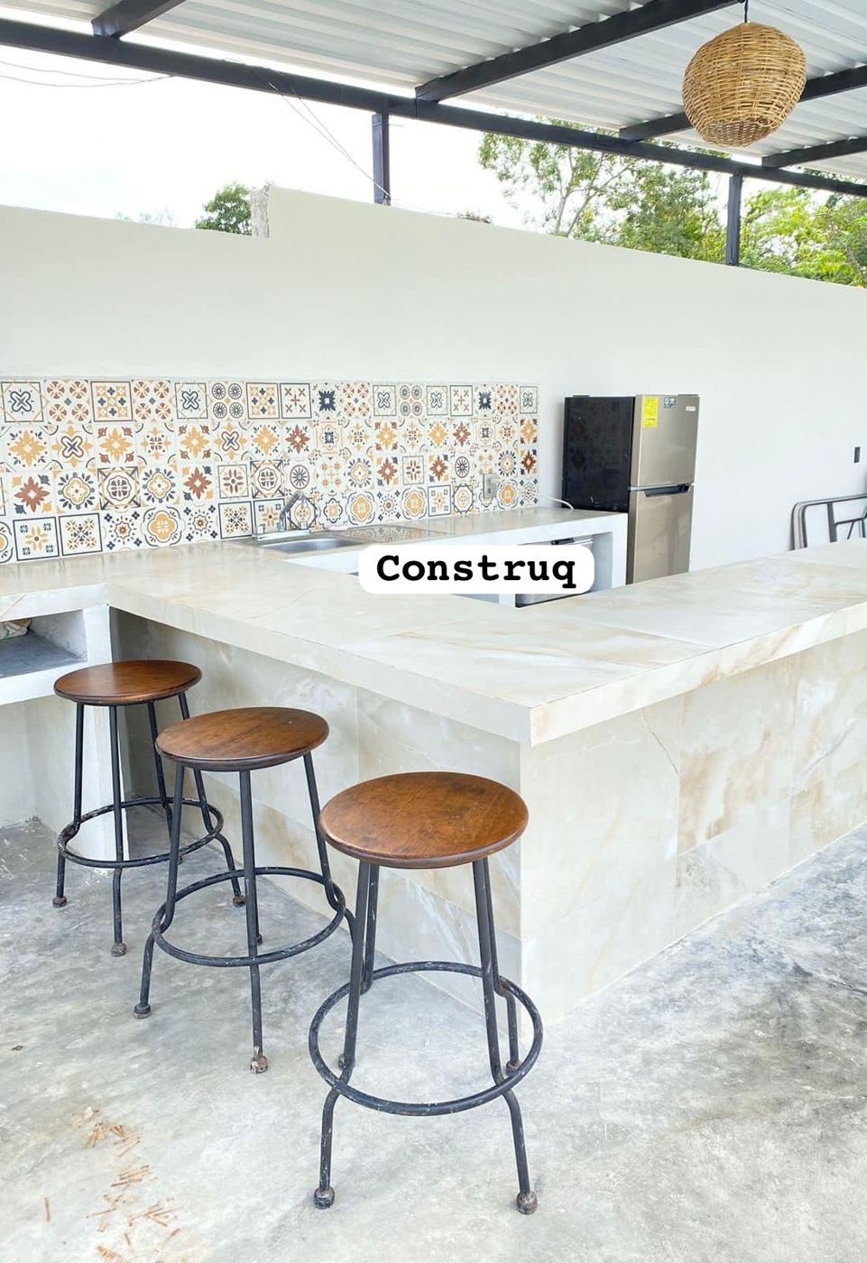 Casa de la montaña · barra · Construq · Arq. Almira Hernández Salinas