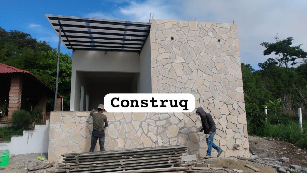 Casa de piedra · obra en proceso · Construq · Arq. Almira Hernández Salinas