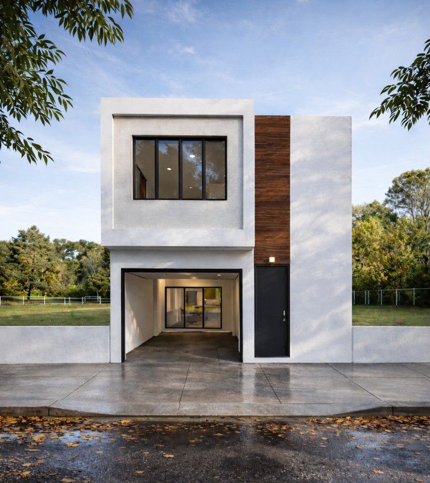 Casa de dos niveles · render · Construq · Arq. Almira Hernández Salinas